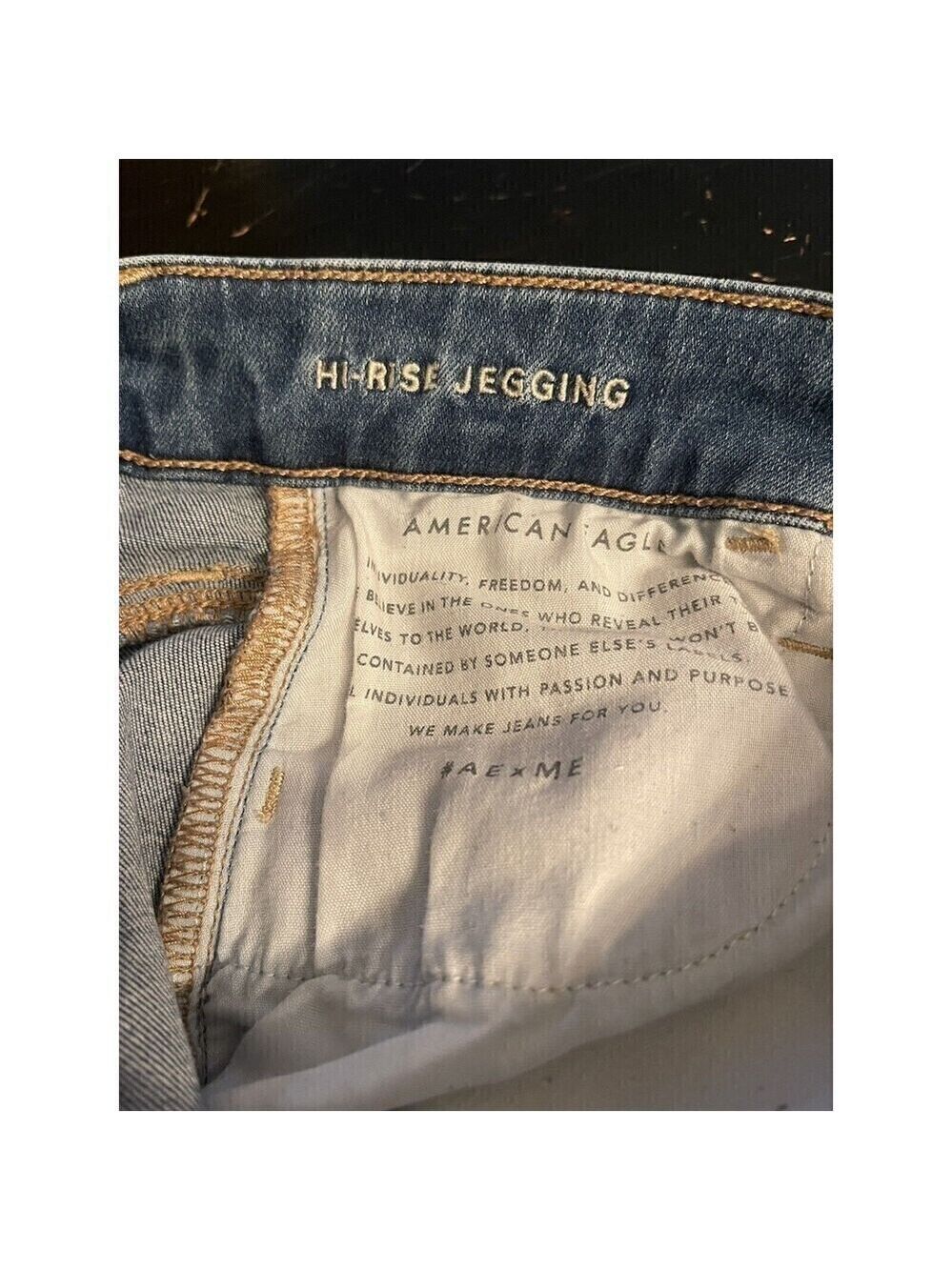 American Eagle Women’s Jeans Next Level Stretch High Rise Jegging Size 4 Regular - Picture 3 of 7